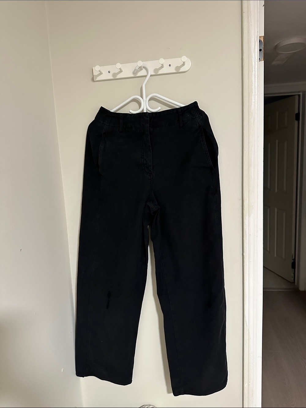 Wilfred Black Boot-Cut Flare Pants